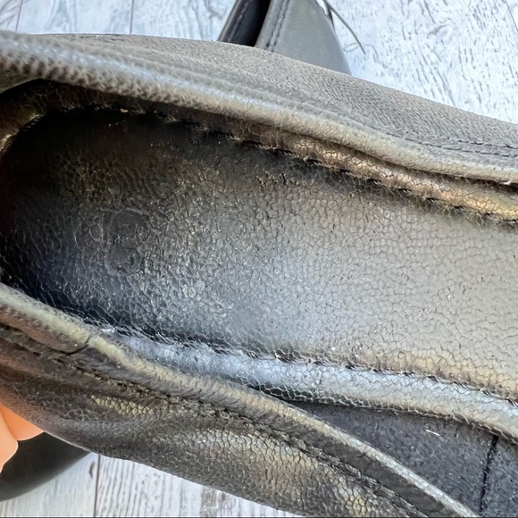 Frye Regina Ballet Flats Black Leather Pointed Toe Slip On Shoes Women Size 7.5 - Picture 5 of 15